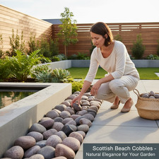 Decorative Scottish Beach Cobbles 100-75mm 25kg