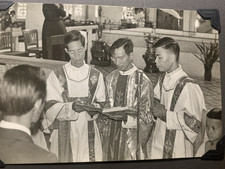 Early 1960's Vietnamese Catholic wedding in Saigon photo album