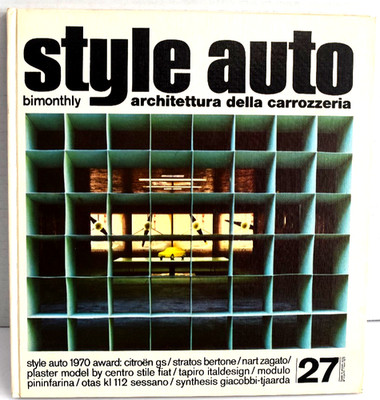 1971 Style Auto Architettura Della Carrozzeria #27 W/Poster VERY RARE!