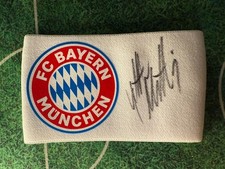 COA LOTHAR MATTHÄUS Handsignierte Kapitänsbinde BAYERN Autogramm Captain Armband