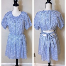 NWT J. Crew X Liberty floral back cut out dress