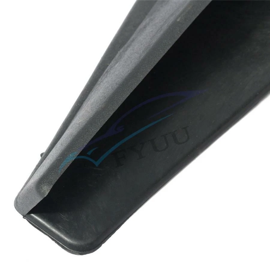 4X Soft Plastic 12.6"x8.4" Car Front Rear Fender Mud Flap Mudflaps Splash Guards - Image 4 of 4