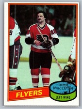 Rick MacLeish Flyers 1980 Topps Hockey Card #115