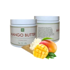 Raw Mango Butter Unrefined Organically Sourced Natural Vegan Skin Hair Body BULK