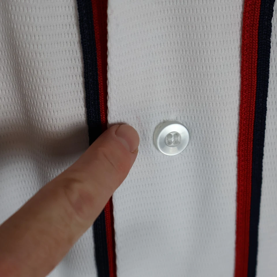 Washington Nationals Majestic Jersey Mens Medium White Home Cool Base No Name - Image 4 of 4