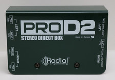 Radial Engineering ProD2 Passive Stereo Direct Box Pro D2 - NEW 