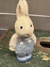 Vtg 1987 4” Constance Collectibles Made In USA Easter Bunny Rabbit Figurine