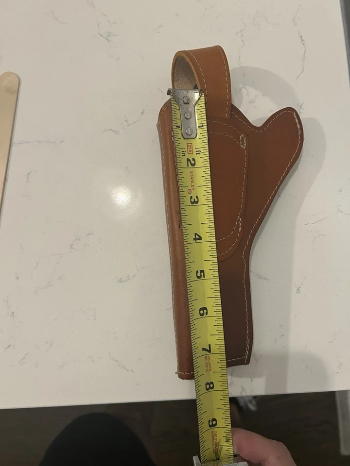 New Barsony Leather 360Carry 12 Option IWB OWB C/D Holster for 4"-5” Revolve - Image 3 of 4