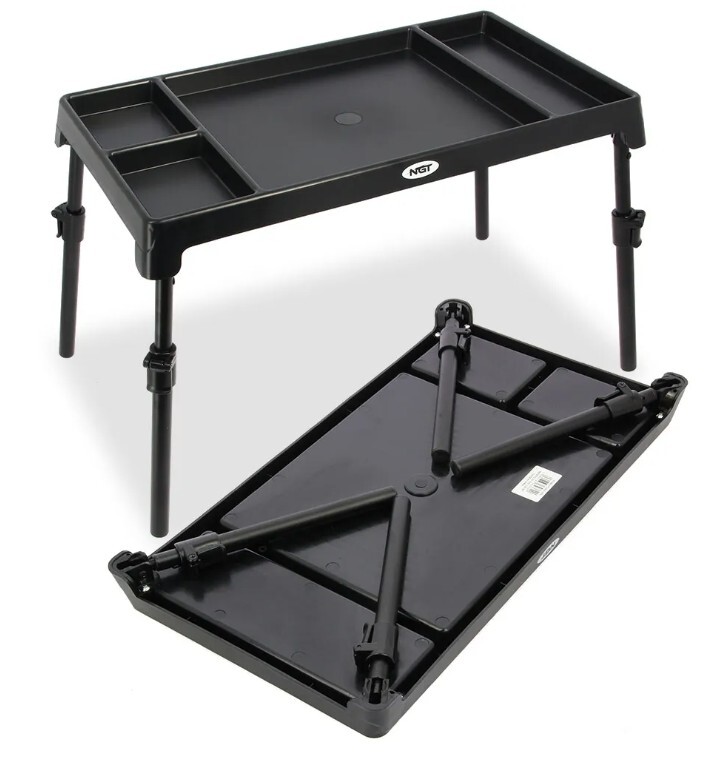 NGT XPR Bivvy Table 4 Section with Adjustable Legs Carp Fishing - FO-BIVVYTABLE-