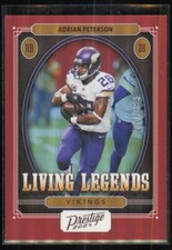 2024 Panini Prestige Red Living Legends Adrian Peterson /399 #LL-APN