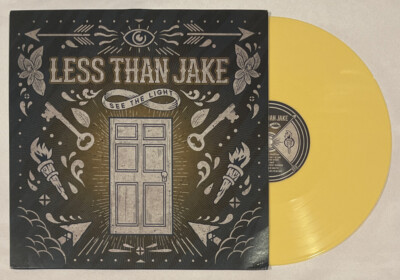Less Than Jake - See The Light Yellow Opaque Color Vinyl LP Fat  
