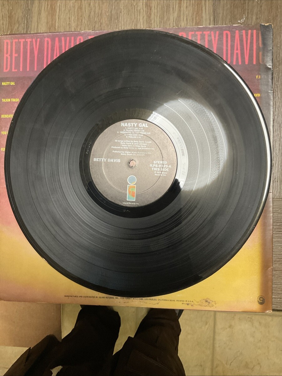 Betty Davis: Nasty Gal US Island '75 OG Soul Funk Jazz Vinyl
