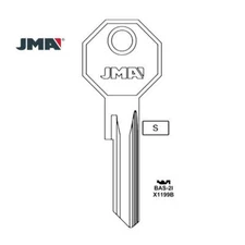 JMA Replacement Uncut Key Blank for Chrysler Dodge - X1199B - BAS-2I (10 Pack)