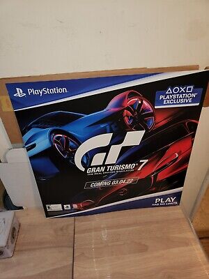 Gran turismo 7 PlayStation Advertising Video Game Display Poster 24×24