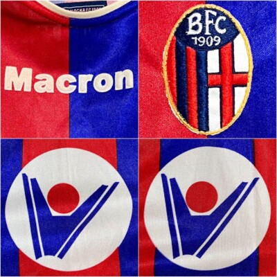 Bologna FC 1909 Macron シャツ NAKATA 16 Hidetoshi Nakata 16 Bologna 2003/2004 ORIGINAL Macron