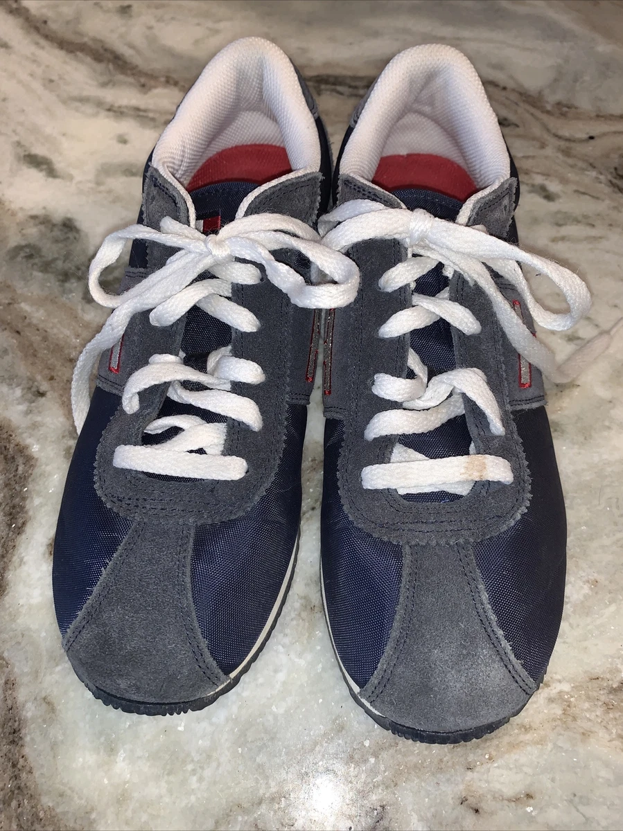 Vintage TOMMY HILFIGER Canvas Suede Shoes Sneakers Men s 8.5