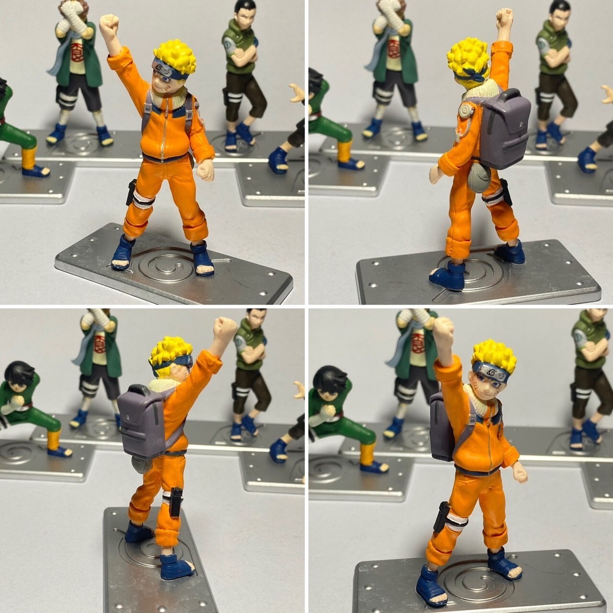 Naruto, Shikamaru, Rock Lee Naruto Ninja Bandai Candy Toy