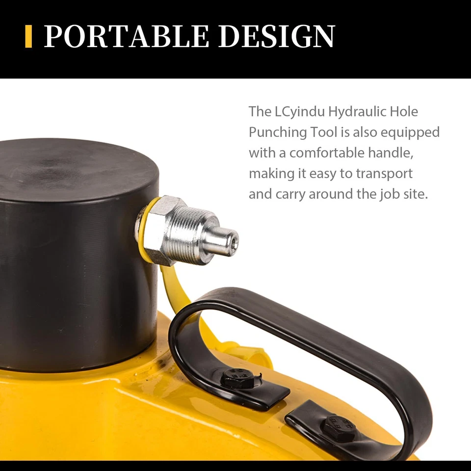 CH-70 Herramienta de perforación de orificios hidráulica Excavadora de orificios Perforadora de fuerza 3/8", 1/2", 5/8", 3/4" Foto 4 de 4