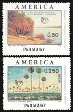 AMERICA-UPAE-PARAGUAY-1990-STAMPS-MNH