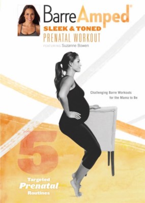 SUZANNE BOWEN BARREAMPED SLEEK & TONED PRENATAL WORKOUT DVD BARRE AMPED NEW