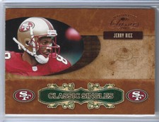 Jerry Rice 2007 Donruss Classics Classic Singles Bronze #19 SN 0166/1000