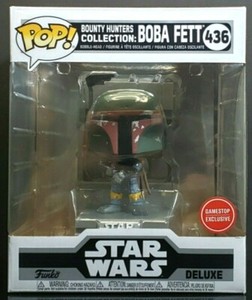 Funko Pop Deluxe Star Wars 436 Boba Fett Gamestop Exclusive Ebay