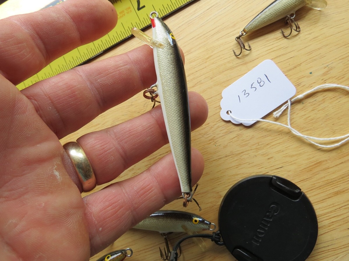 Lot De Leurres De Pêche Flottants Vintage Rapala - #13581 - Occasion