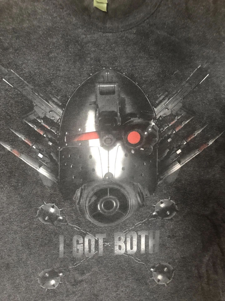 Camiseta de ciencia ficción gris grande Alternative Earth I got both para hombre Foto 2 de 4