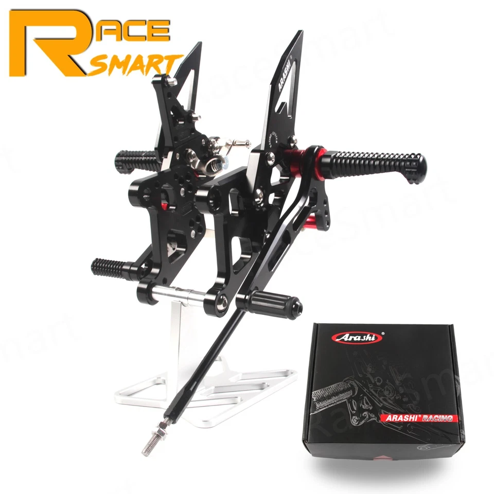 Juego trasero reposapiés ajustable para Honda CB300F CBR300R 2015-2023 Foto 2 de 4