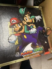 Nintendo Game Boy Advance Mario Luigi Superstar Saga Video Store Display Sign
