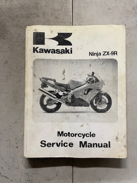 Sm323 Kawi Ninja ZX-9R ZX900 Motorcycle Service Manual 99924-1225