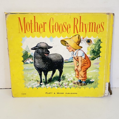 Vintage 1953 Mother Goose Rhymes Hardcover Full Color Illustrations - Picture 20 of 21