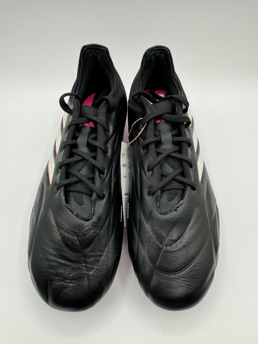 COPA サッカーシューズ ブラック/ピンク Adidas Men's Copa Pure.2 FG Leather Soccer Cleats Size 6.5