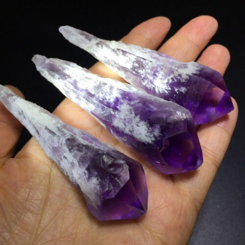 Natural Amethyst Quartz Crystal Cluster Rough Stone Geode Druzy Obelisk Healing - Picture 2 of 48