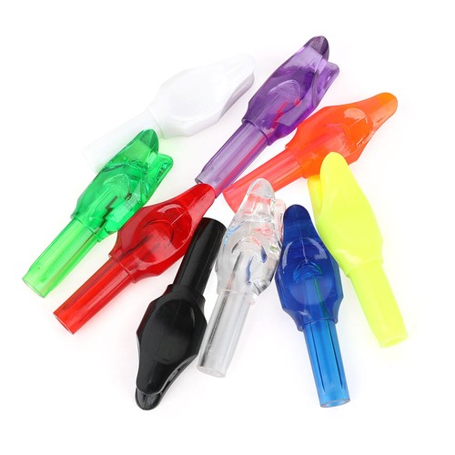 60 x inserire camme a freccia camma pin plastica ID6,2 stelo freccia tiro con l'arco fai da te - Foto 9 di 24