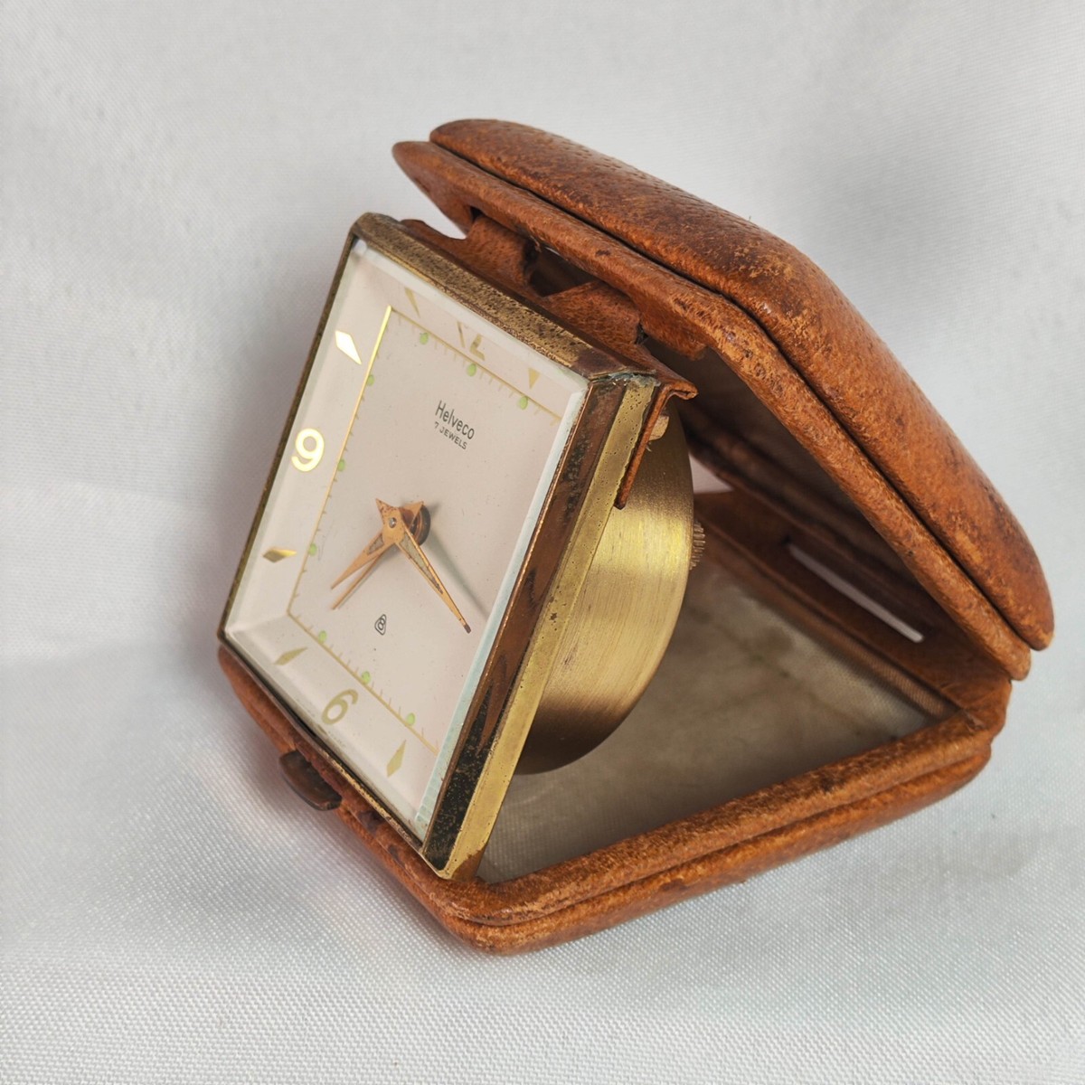 HELVECO Swiss Made 8 days Premium Travel Alarm Clock 7 Jewels | eBay
