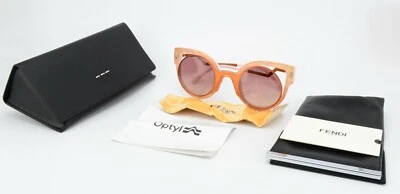 Lunettes de soleil FENDI FF 0137/S 49-28 140 métal optyl paillettes Crazy Fan... - Photo 1/4