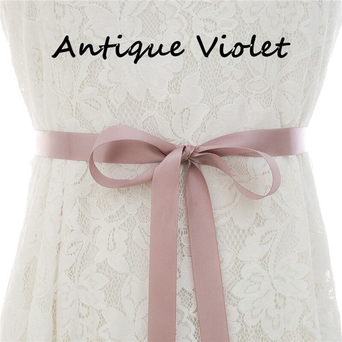 Bridal Wedding Belt Bridesmaid Dress Sash Crystal Rhinestone Ribbon Waist Belt - Picture 26 of 26