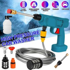 Cordless Car High Pressure Washer Portable Jet Water Wash Cleaner Gun for Garden