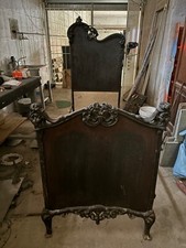 Letto matrimoniale antico in ferro battuto