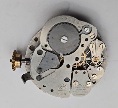 Antique Maar Automatic Car Watch Movement SF Cal 242