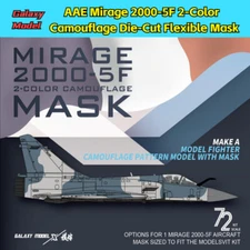 Galaxy Model D72021 AAE Mirage 2000-5F 2-Color Camouflage Die-Cut Flexible Mask
