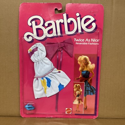 Barbie 1985 Vintage Kleidung: Twice As Nice Reversible Fashion #2294 MOSC selten!