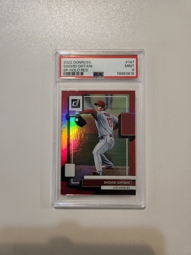 2022 Panini Donruss - Variation Holo Red Pitching #147 Shohei Ohtani