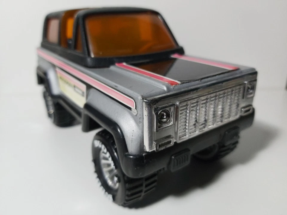 Buddy L Motorcross 1979 coche 4x4 vintage difícil de encontrar placa de lata BRONCO, Toyota, Jeep, raro Foto 4 de 4