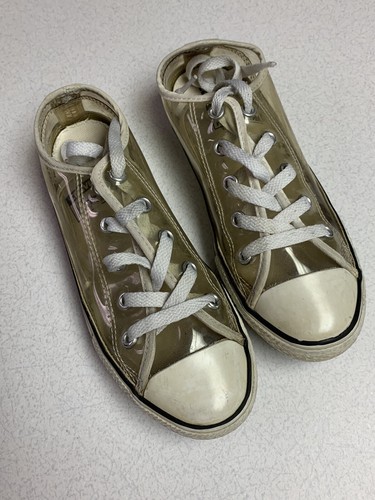 Converse Chuck Taylor All Star Clear Sneakers Unisex Shoes Size 2
