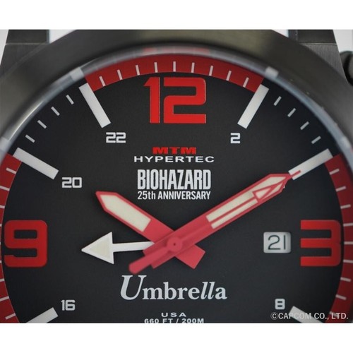 CAPCOM MTM Watch x Resident Evil 25th Anniversary Collaboration Umbrella Japan - Picture 7 of 19