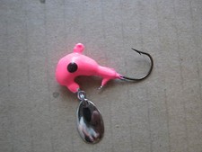 pony head jig (painted) 50ct  pink.  glow