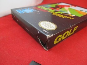 Golf (Nintendo NES) COMPLETE w/ Black Box manual game WORKS!
