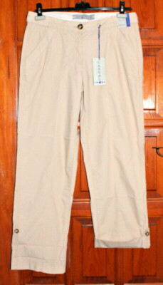 CASUL Dunnes Stores Damen Hose Stoffhose Leicht Beige Sommerhose Neu Gr:40-42